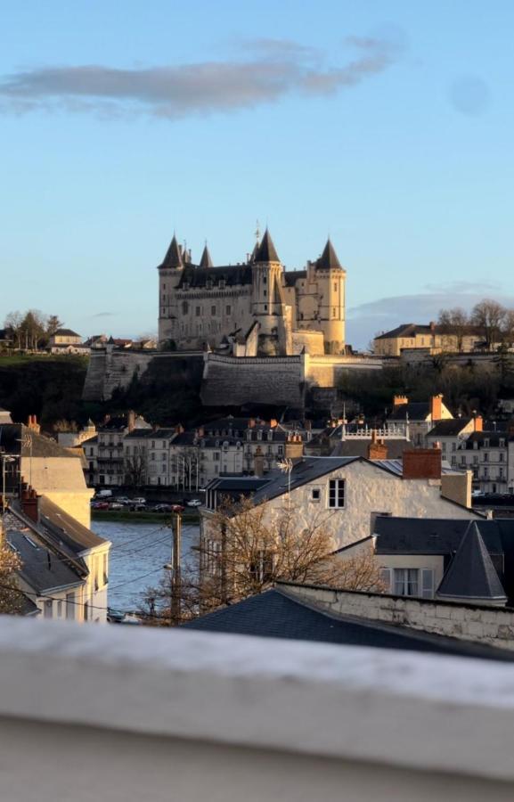La Terrasse Saumuroise - Vue Chateau & Loire Εξωτερικό φωτογραφία